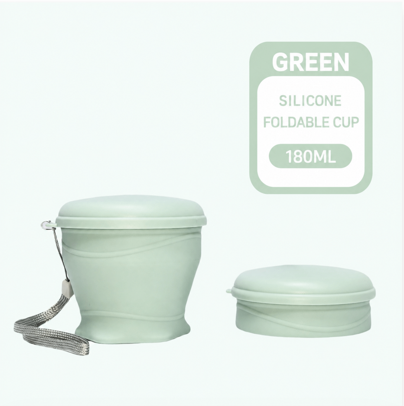 🌈Macaron Foldable Silicone Cup – Food-Grade & Heat-Resistant, Collapsible & Portable Travel Cup for Outdoor & Daily Use