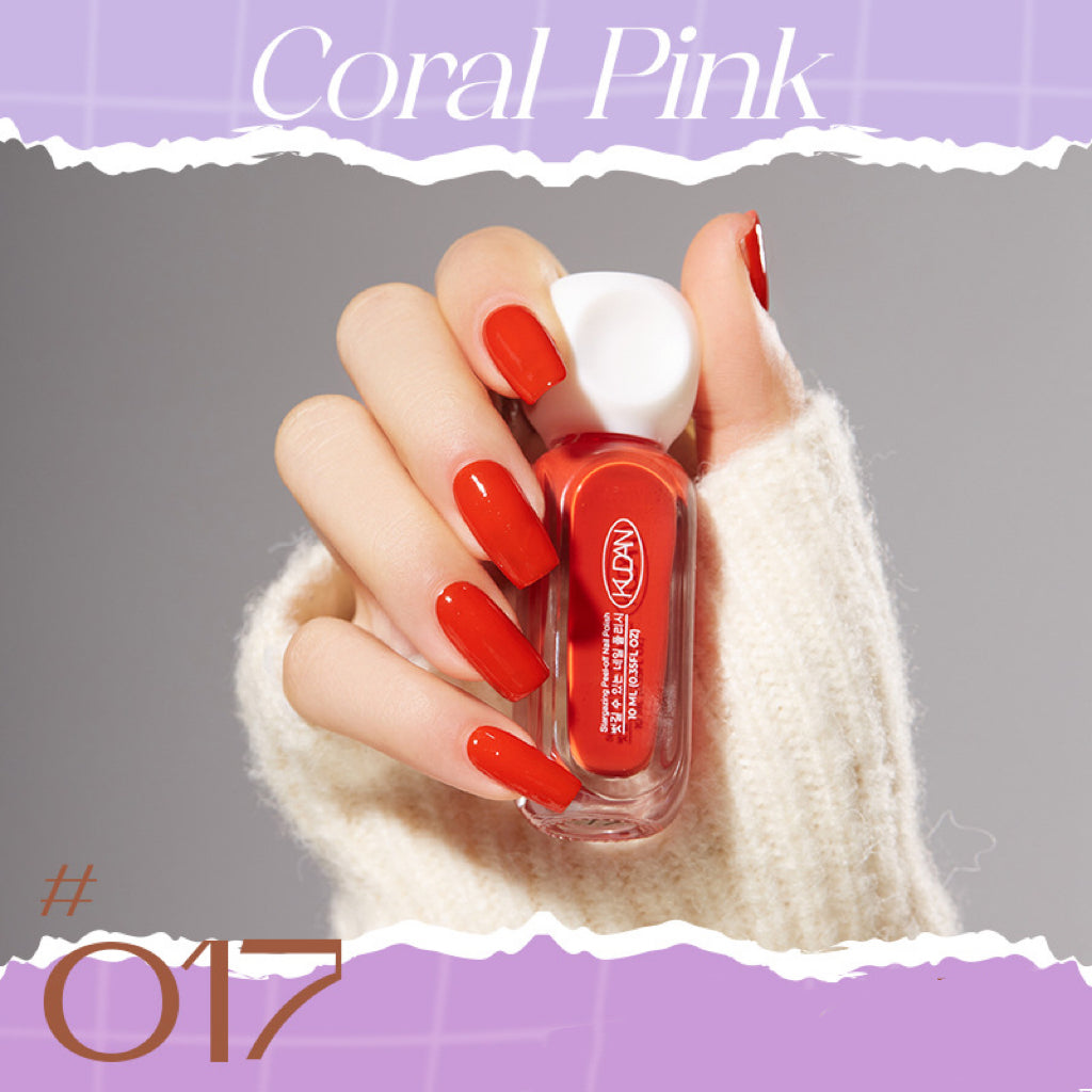 10ml Peel-Off Scented Nail Polish – Quick-Dry, No UV Lamp Required, Multi-Color