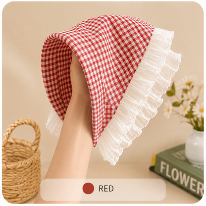 👒2026 New Kids Lace Triangle Scarf – Countryside Style, 2-in-1 Headband & Hair Scarf