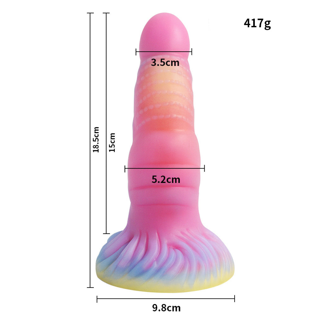Glow-in-the-Dark Alien Silicone Decorative Ornaments