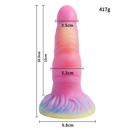 Glow-in-the-Dark Alien Silicone Decorative Ornaments