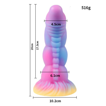 Glow-in-the-Dark Alien Silicone Decorative Ornaments