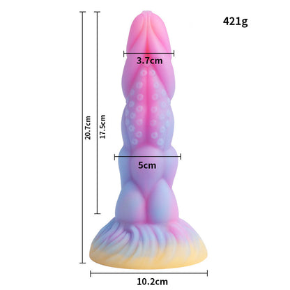 Glow-in-the-Dark Alien Silicone Decorative Ornaments