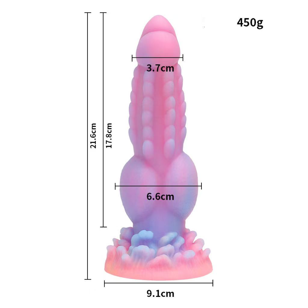 Glow-in-the-Dark Alien Silicone Decorative Ornaments