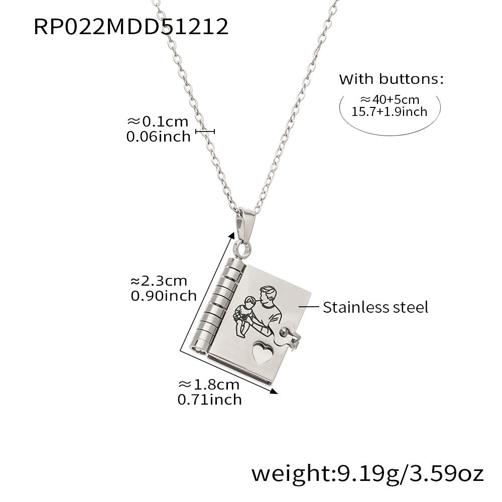 My Little Star Book Necklace