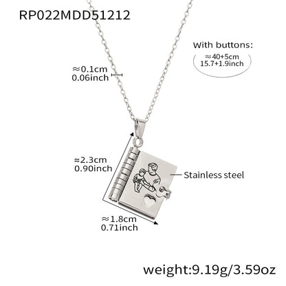 My Little Star Book Necklace