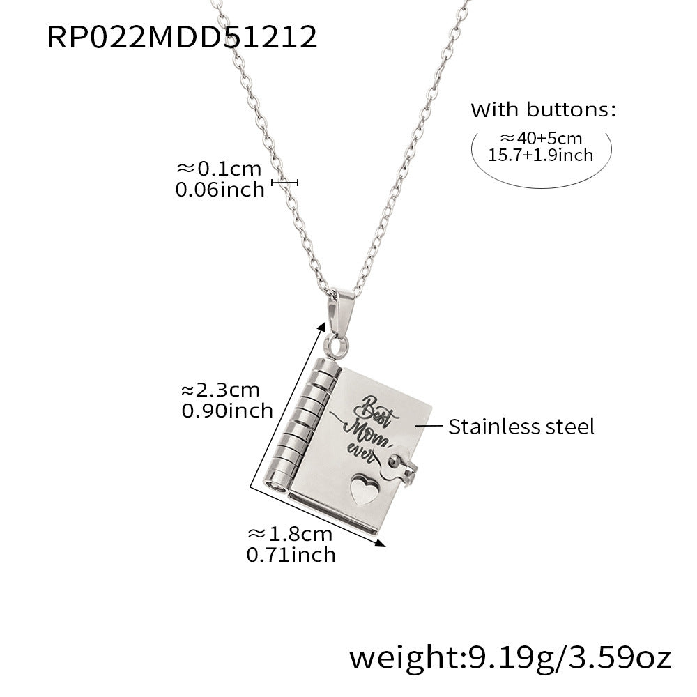 My Little Star Book Necklace