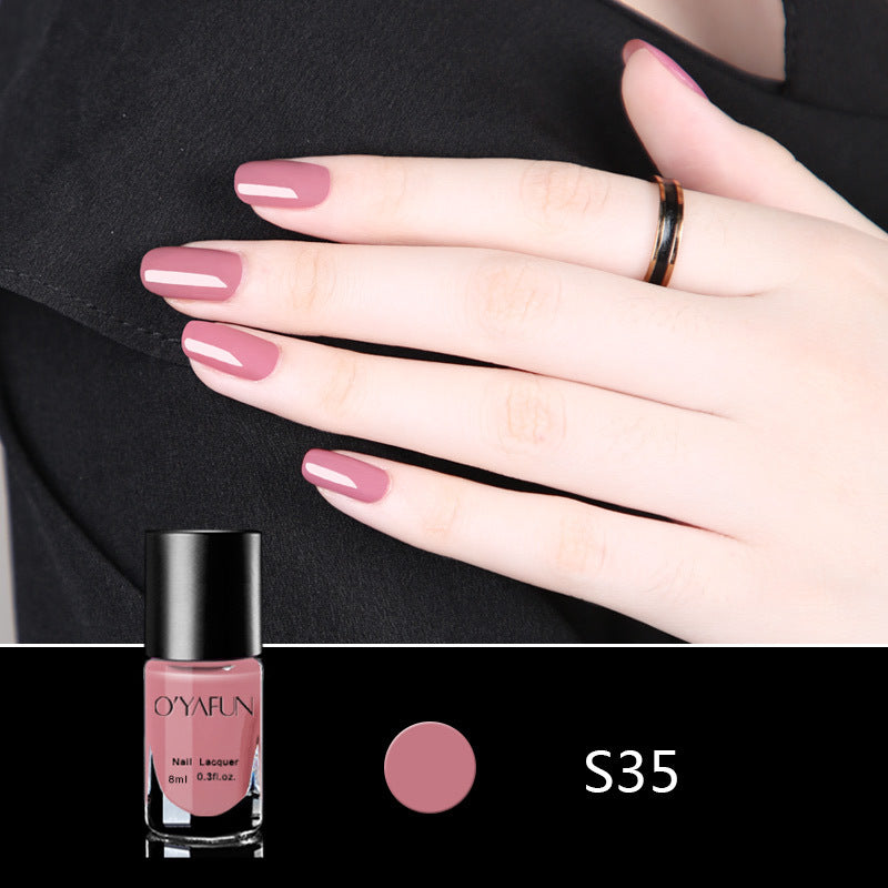 Quick-drying, no-bake, long-lasting, peelable nail polish for manicure