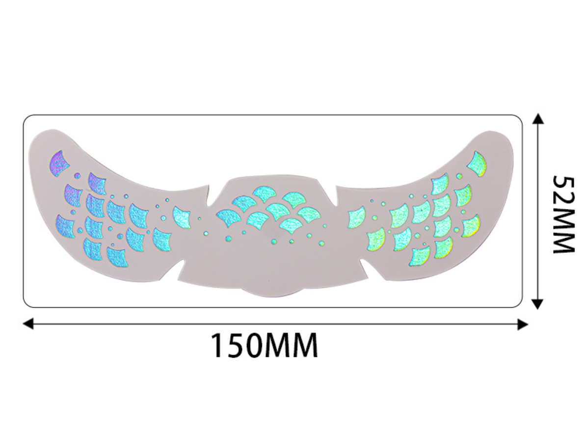 Gold foil freckle stickers, waterproof