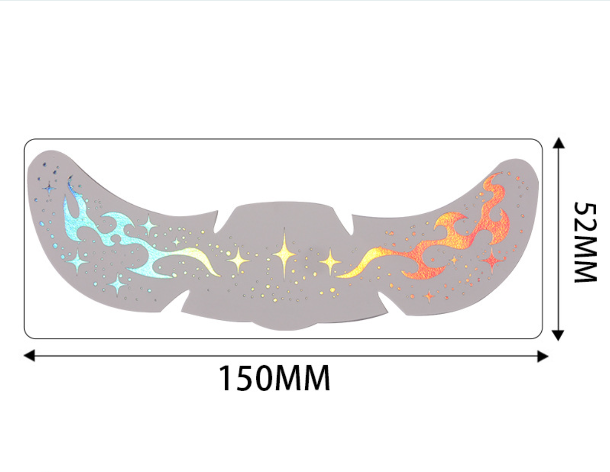 Gold foil freckle stickers, waterproof