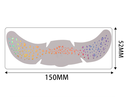 Gold foil freckle stickers, waterproof