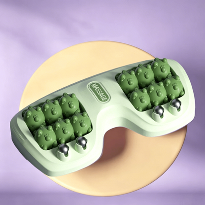 💜Portable Dual Foot Massage Roller – Dual Rolling Heads for Deep Tissue Massage, Non-Slip & Lightweigh