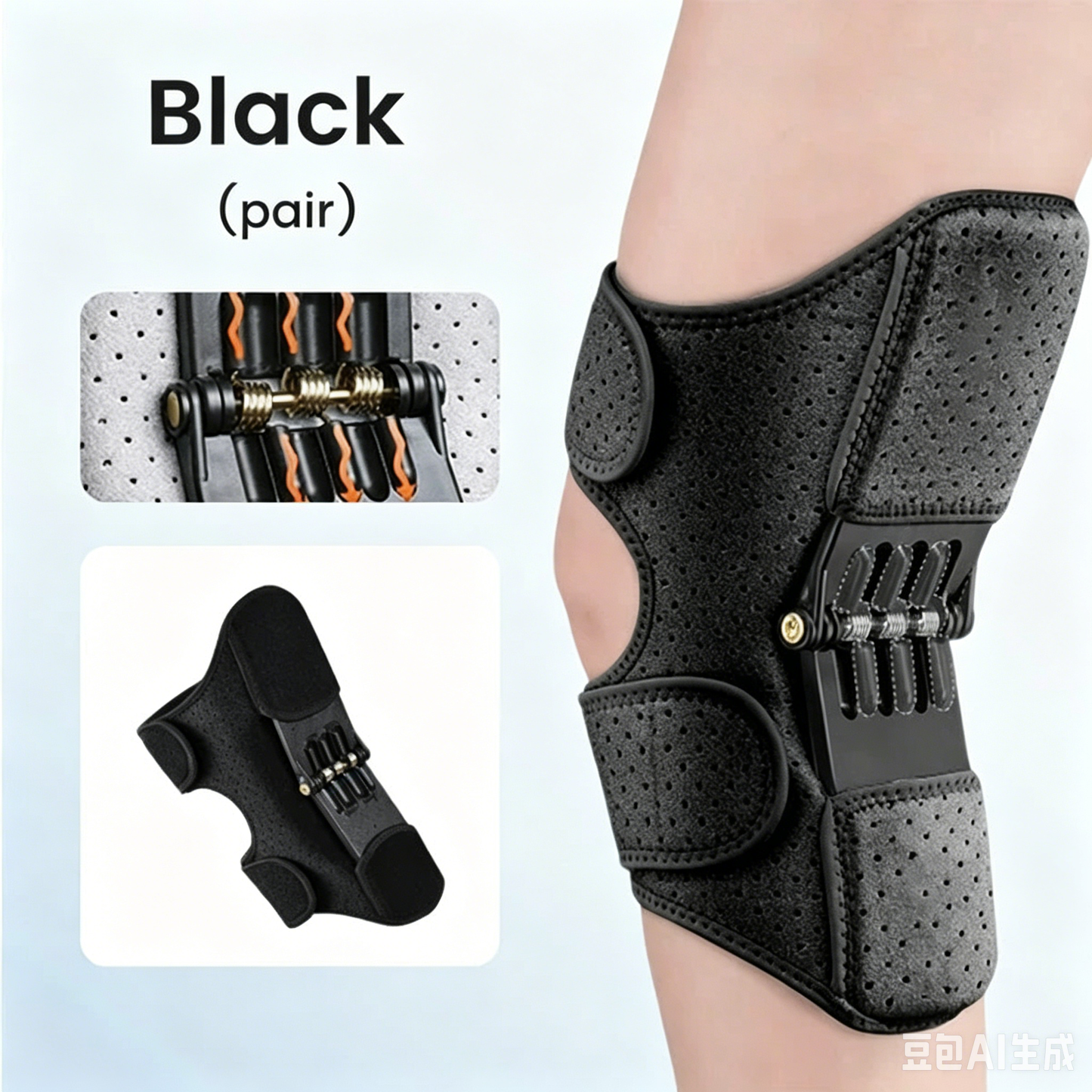 Adjustable Knee Protection Booster – Compression Support & Non-Slip | Breathable