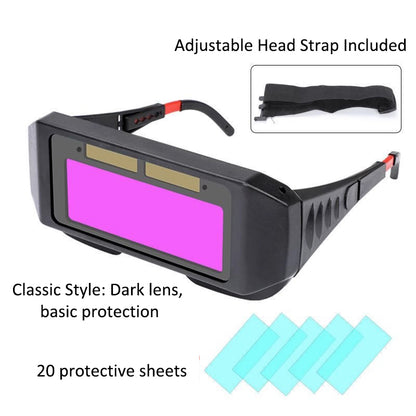 Auto Dimming Welding Glasses – Protective Eye Goggles for Welders