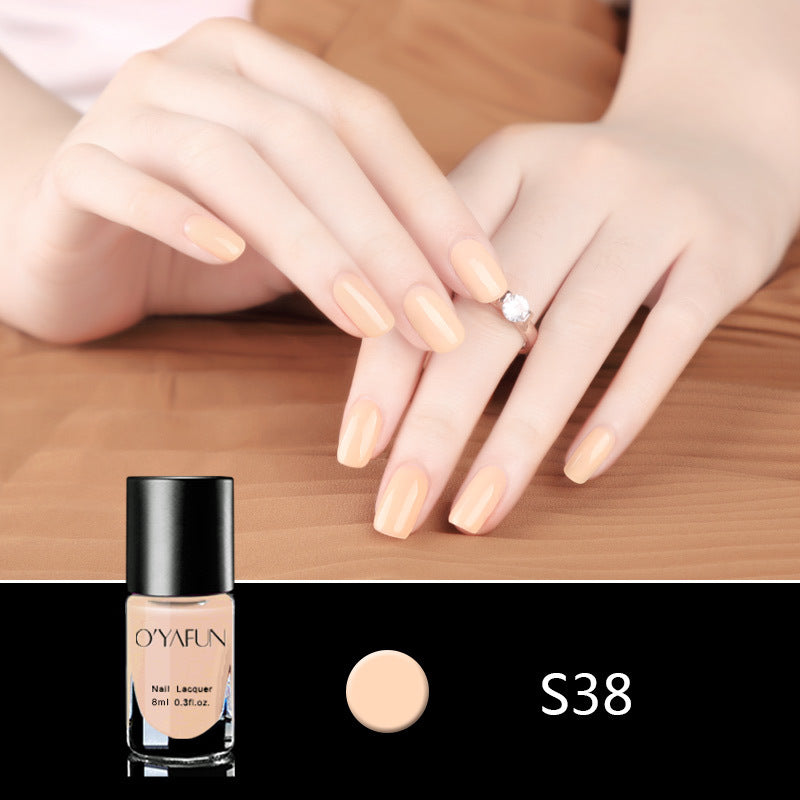 Quick-drying, no-bake, long-lasting, peelable nail polish for manicure
