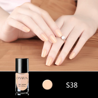 Quick-drying, no-bake, long-lasting, peelable nail polish for manicure