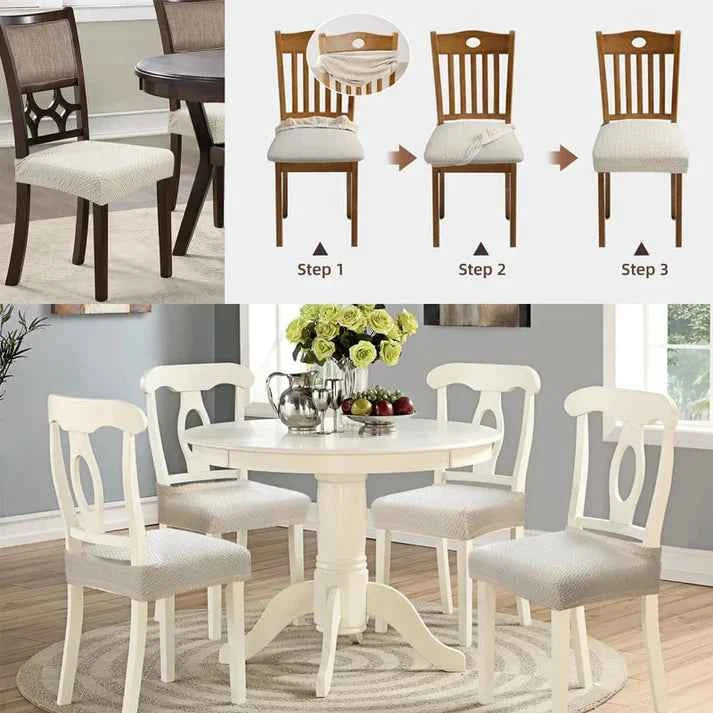 🪑Simple Waterproof Stretchy Chair Cover – Elastic, Anti-Slip & Easy to Clean, Water-Resistant for Quick Wipe 🛡️