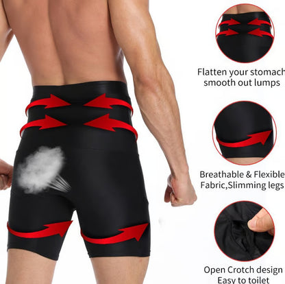 🧵Men’s High-Quality Breathable Shapewear Shorts – High-Waist Tummy Control, Hip & Thigh Shaper