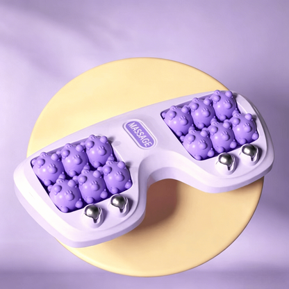 💜Portable Dual Foot Massage Roller – Dual Rolling Heads for Deep Tissue Massage, Non-Slip & Lightweigh