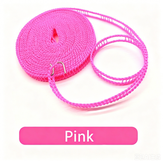 💨 Windproof Non-Slip Clothesline – Stays in Place, Clothes Won’t Slide, Perfect for Outdoor Drying