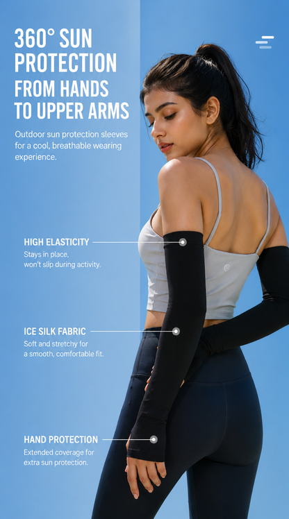 ❄️Breathable Cooling Sleeves for Fishing, Cycling & Sports!