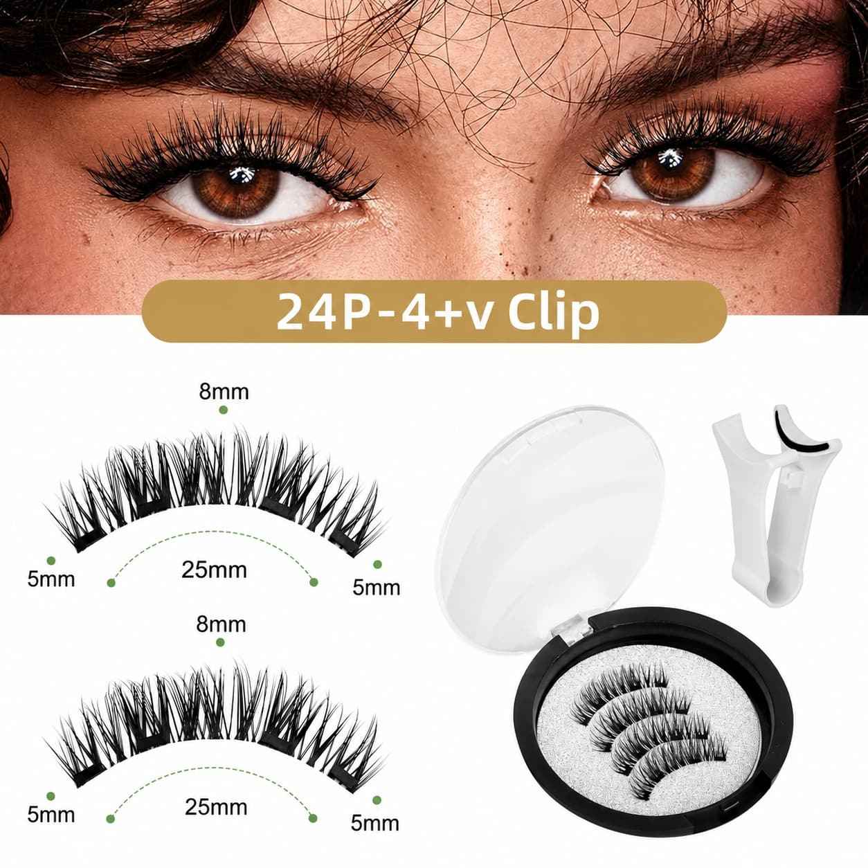 Premium Magnetic Lashes – Reusable & Comfortable