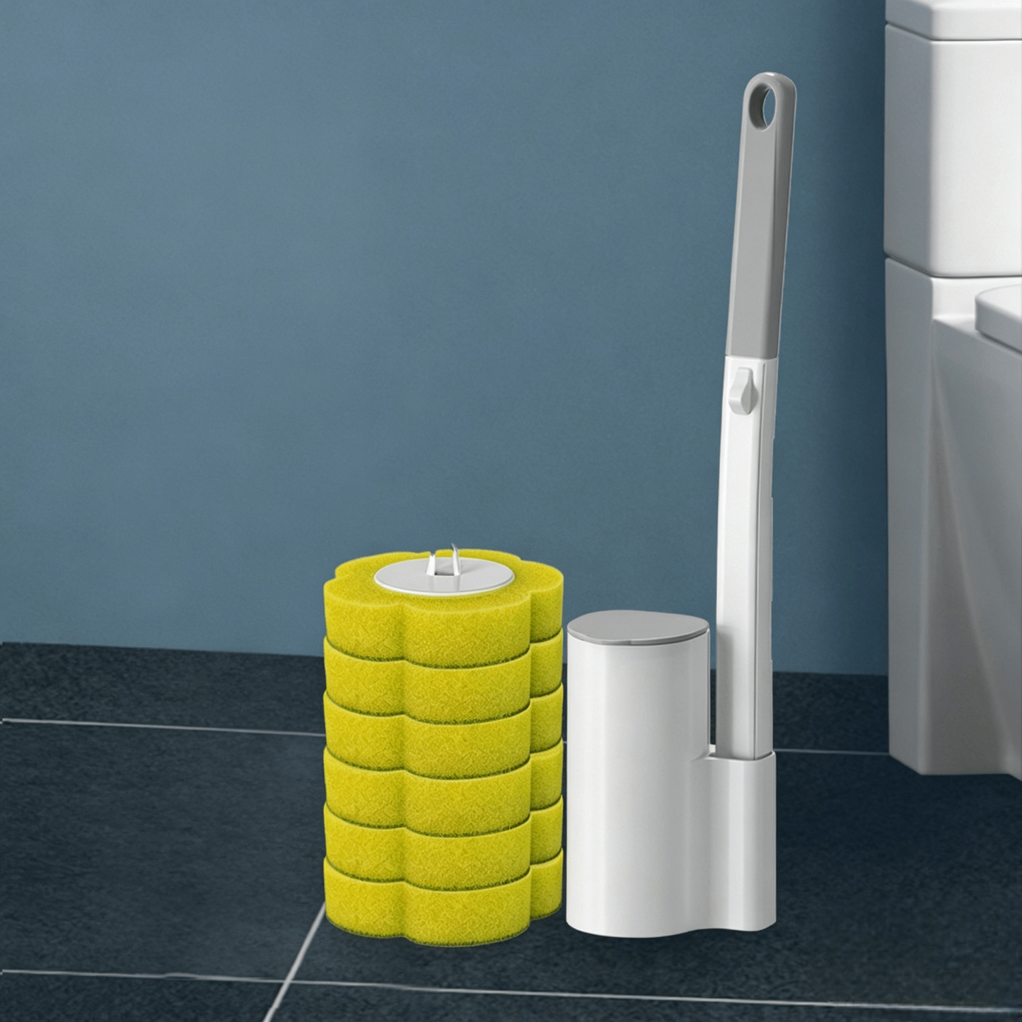Hands-Free Toilet Cleaning Gadget – Disposable Toilet Cleaning Tool | Single-Use | Bathroom Essential
