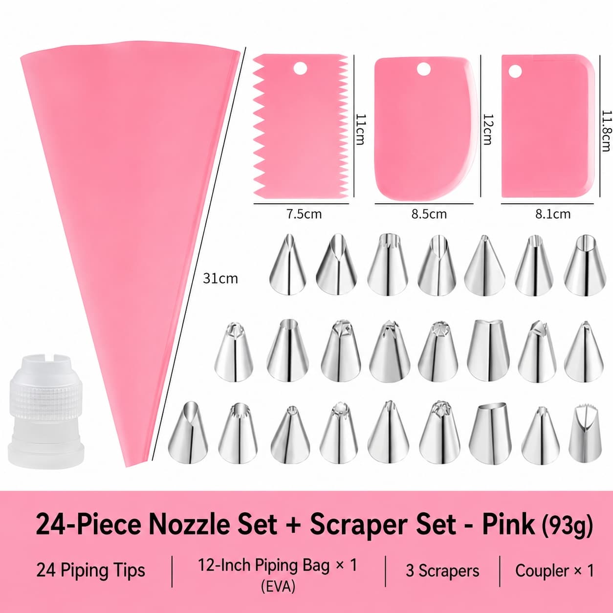 Cake Cream Decorating Tools Set｜Home Baking Essential