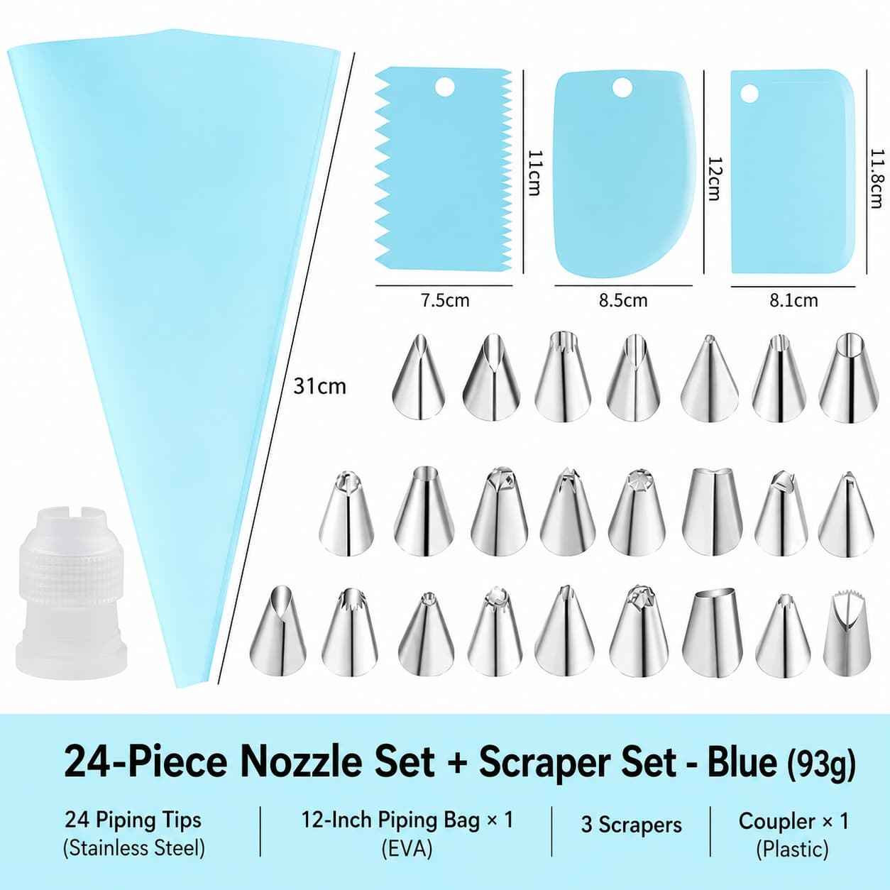 Cake Cream Decorating Tools Set｜Home Baking Essential