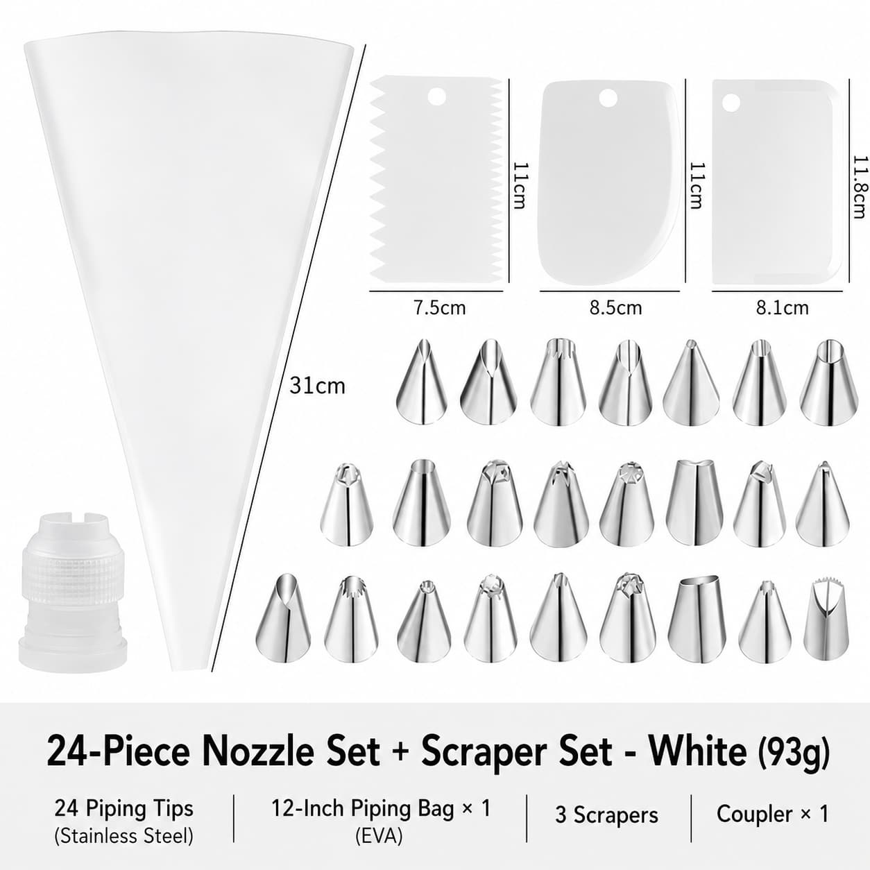 Cake Cream Decorating Tools Set｜Home Baking Essential