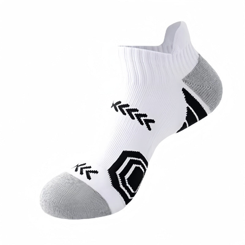 [2 Pairs] Terry Sports Ankle Socks – Thick, Anti-Odor & Durable for Men