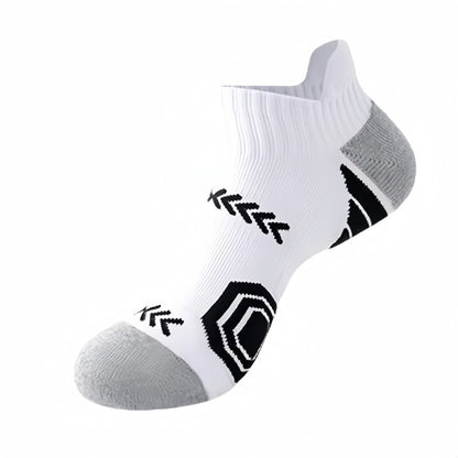 [2 Pairs] Terry Sports Ankle Socks – Thick, Anti-Odor & Durable for Men