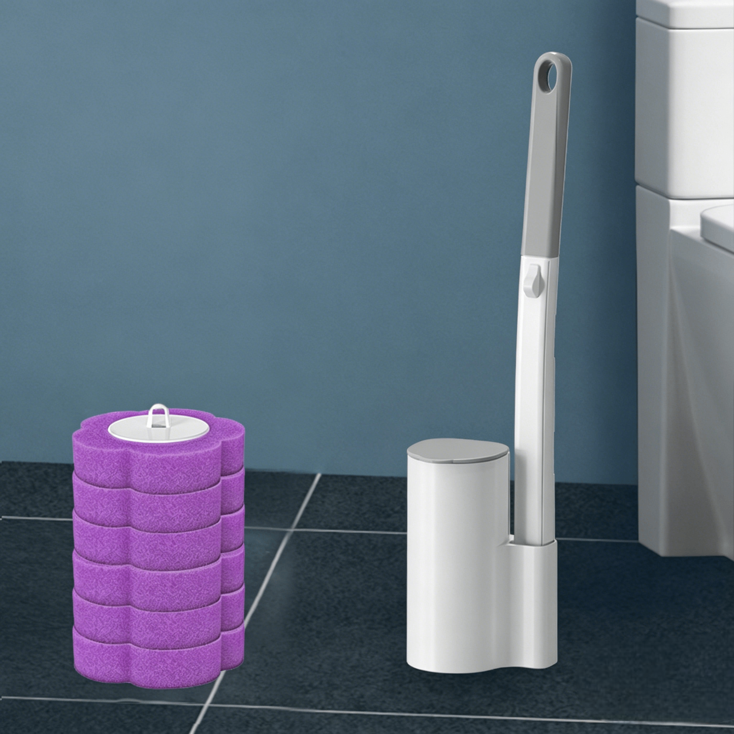 Hands-Free Toilet Cleaning Gadget – Disposable Toilet Cleaning Tool | Single-Use | Bathroom Essential