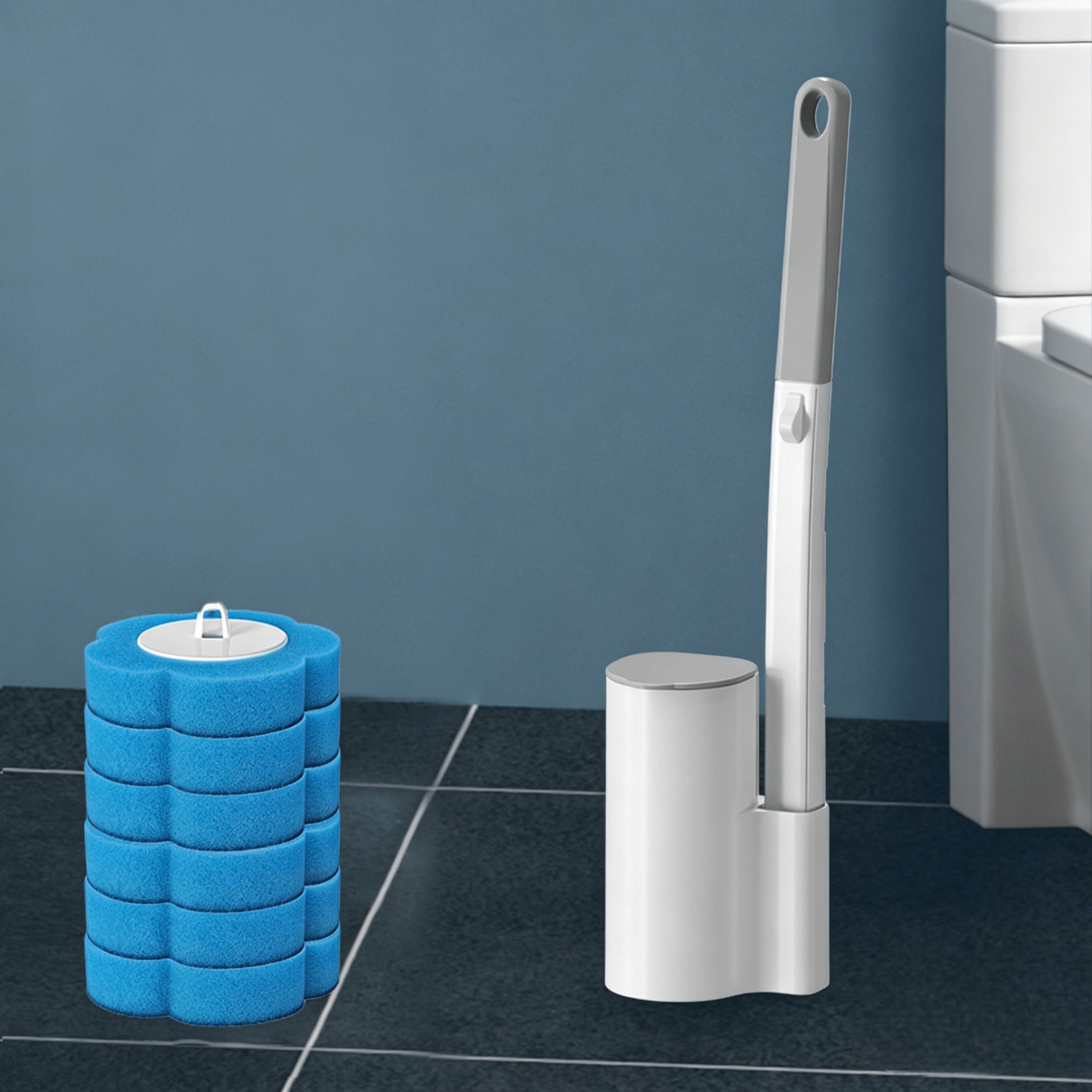 Hands-Free Toilet Cleaning Gadget – Disposable Toilet Cleaning Tool | Single-Use | Bathroom Essential
