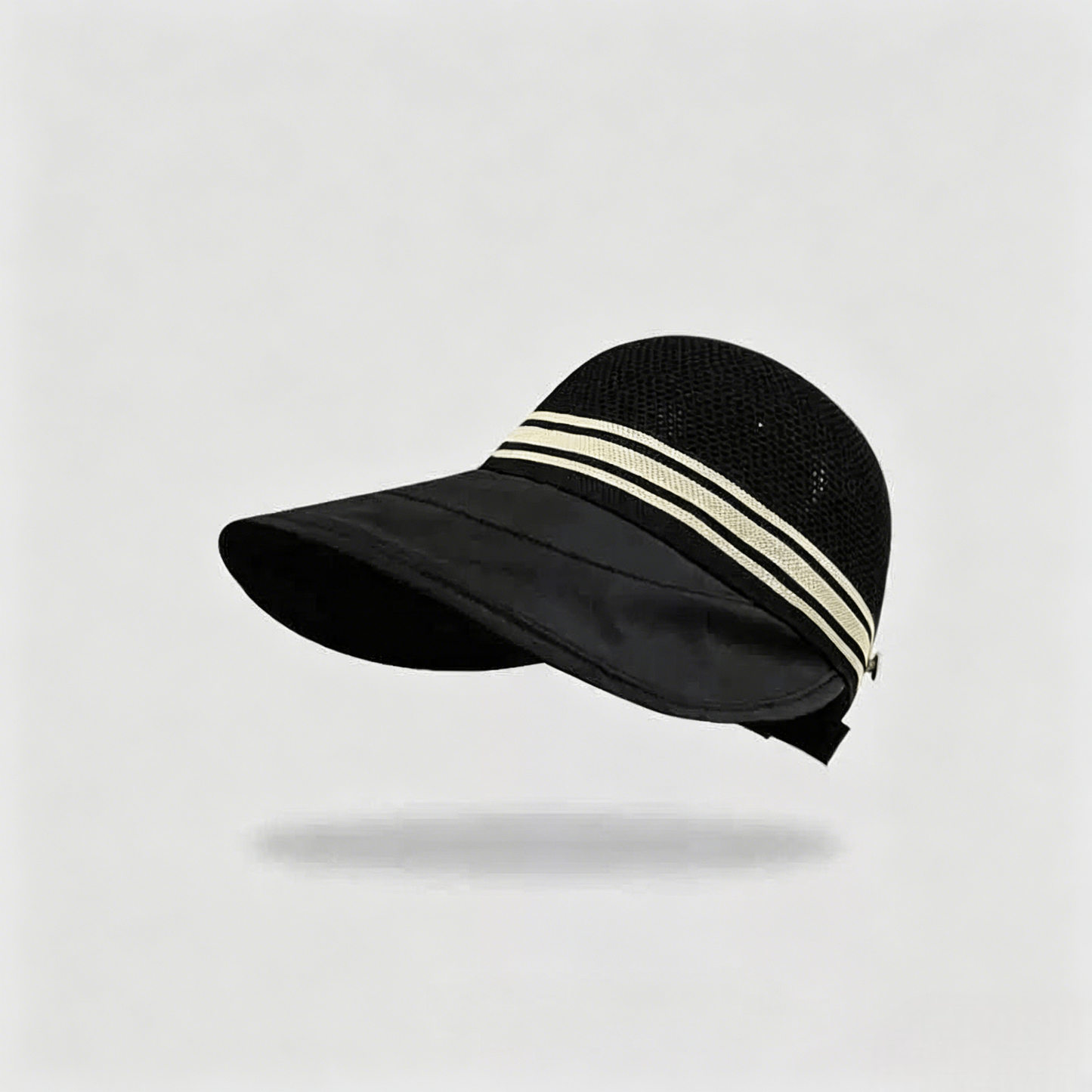 🌴 Women's Trendy Breathable Sun Bucket Hat – Side Clips for Face Mask, UV Protection & Foldable