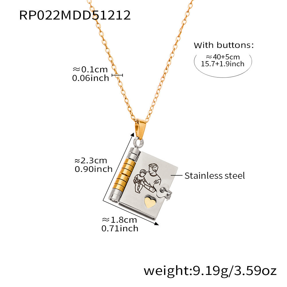 My Little Star Book Necklace
