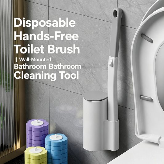 Hands-Free Toilet Cleaning Gadget – Disposable Toilet Cleaning Tool | Single-Use | Bathroom Essential