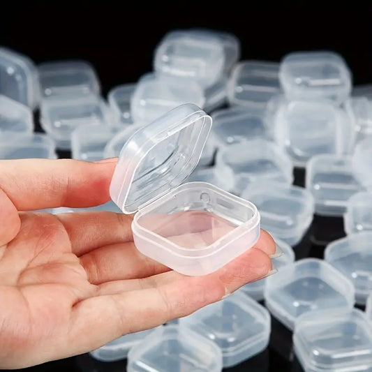 Clear Plastic Square Jewelry Storage Box