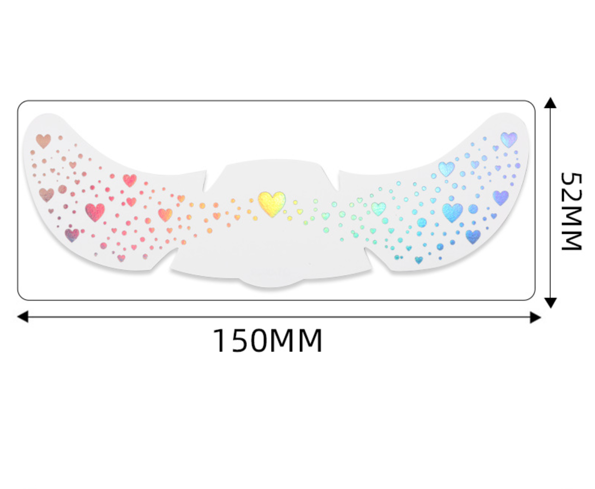 Gold foil freckle stickers, waterproof