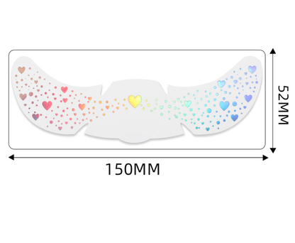 Gold foil freckle stickers, waterproof