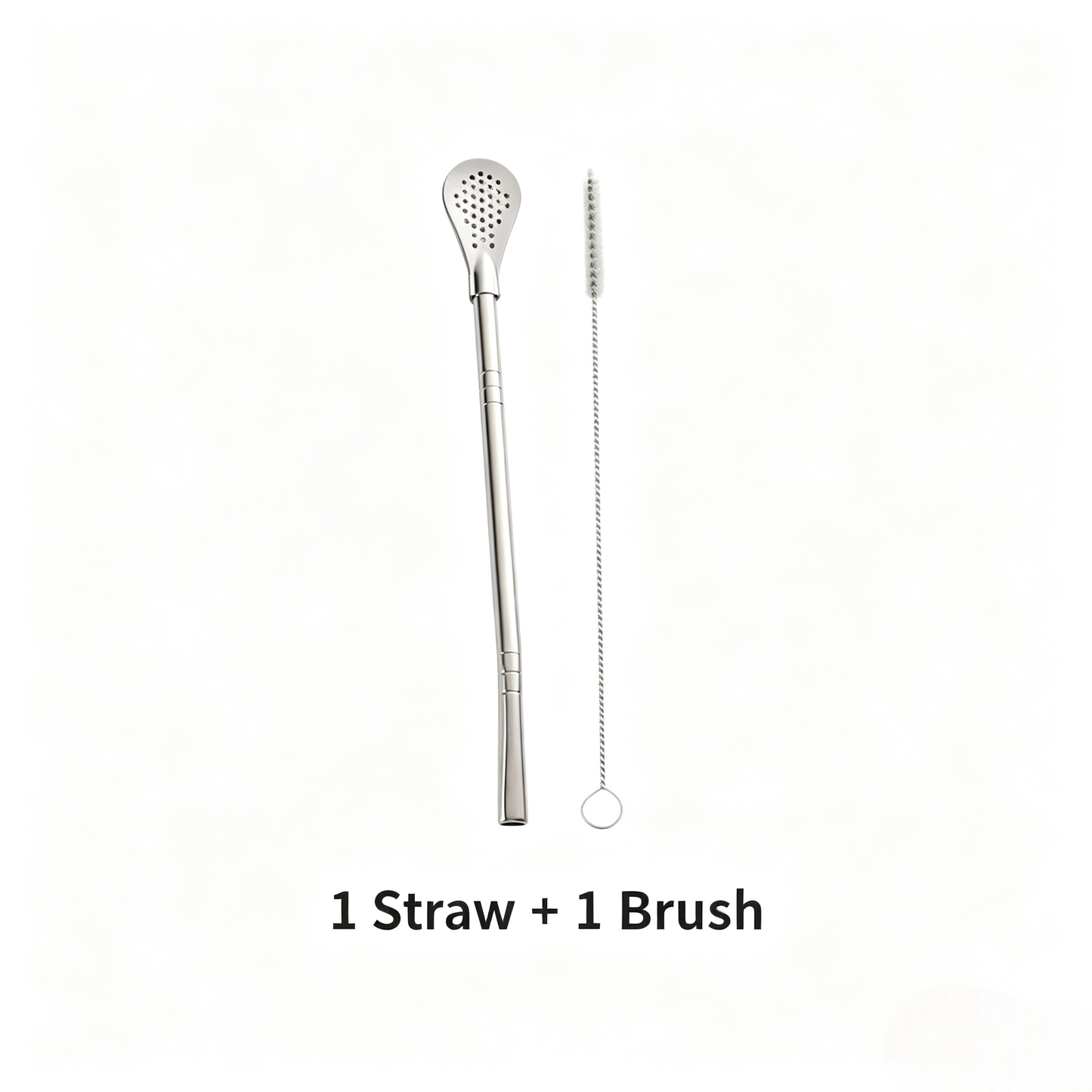 🥄304 Stainless Steel Straw Spoon – 2-in-1 Spoon & Straw for Coffee, Juice & Milk Tea