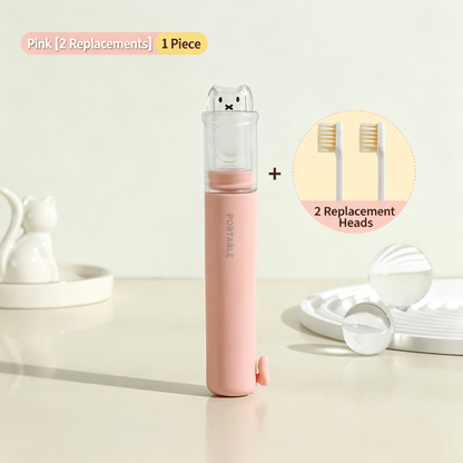 🪥Foldable Portable Toothbrush Set – All-in-One Toothbrush & Toothpaste, Soft Bristle, Compact for Business Trips & Travel