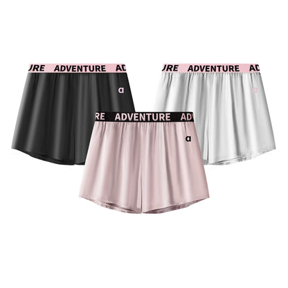 Men's Plus Size Satin Elastic Waist Fashion Boxer Shorts