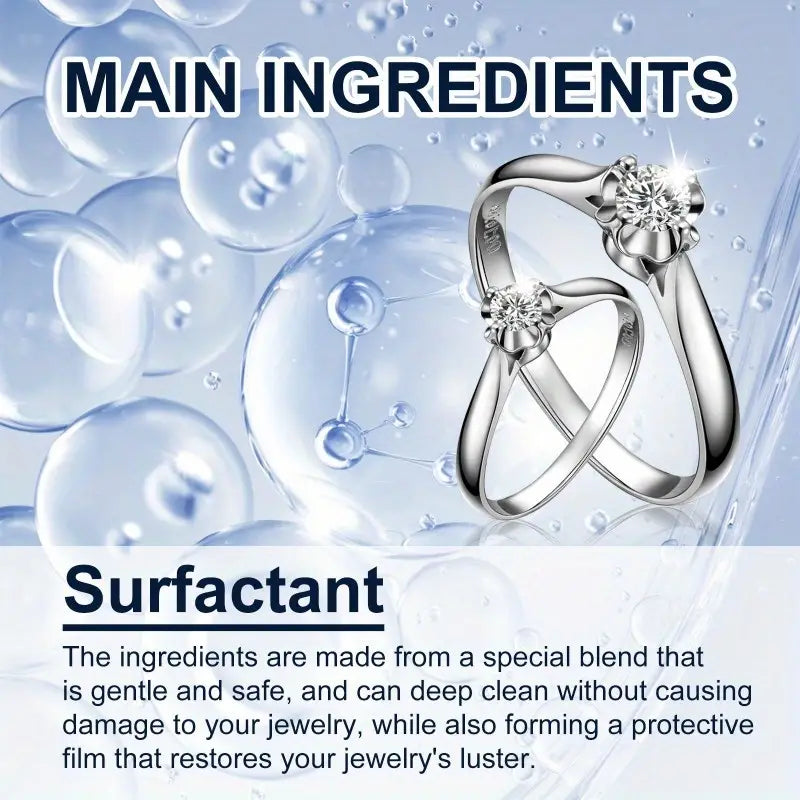 Jewelry Cleaner Spray - Safe for Delicate Chains, Rings, Earrings