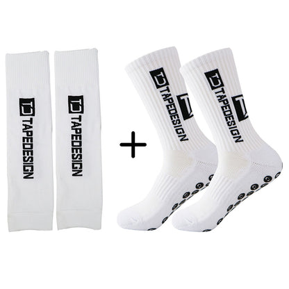 Knee-High Football Socks & Sleeve Set – Anti-Odor, Non-Slip