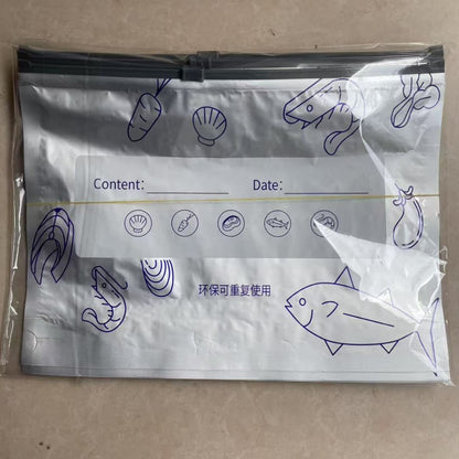 Reusable Aluminum Foil Sealable Storage Bags – Airtight & Moisture-Proof, Perfect for Fridge, Travel & Organization