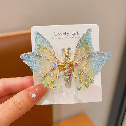 Moving Butterfly Hair Clip – Fluttering Wings, Sparkling for Girls