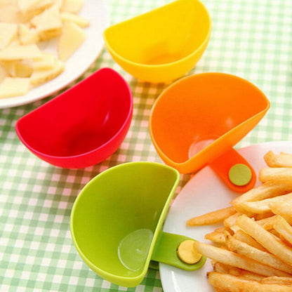 Dip Clip Bowl Plate Holder(4 Pcs/Set)