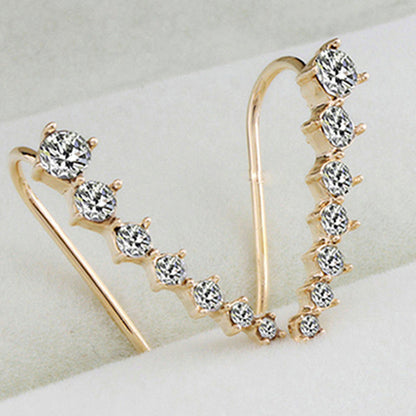 Rhinestone Long Earrings Big Dipper Constellation Jewelry