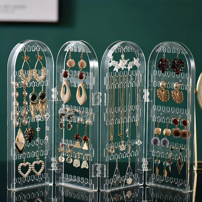 240-Hole Large Capacity Oval Jewelry Organizer